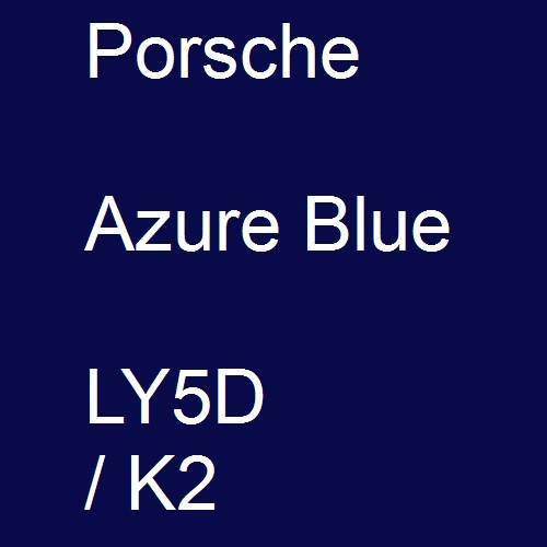 Porsche, Azure Blue, LY5D / K2.